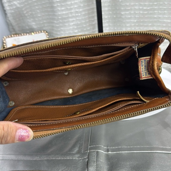 (X1) Dooney & Bourke vintage grained leather crossbody bag 80s, Y2K - Picture 14 of 16